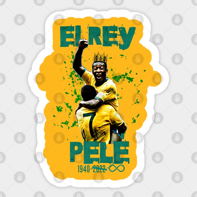 El Rey Pele Sticker by RuthlessMasculinity